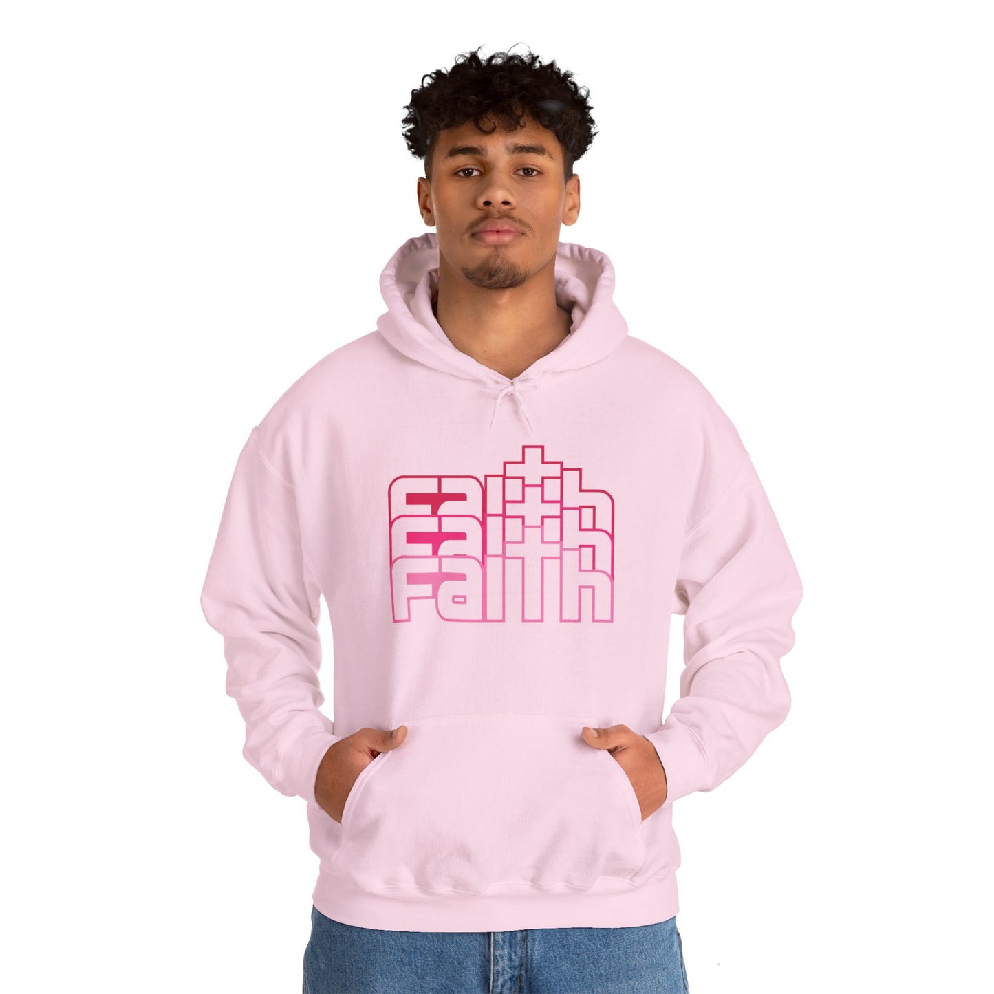 Christian Unisex Hooded Sweatshirt - Faith Echoes Design