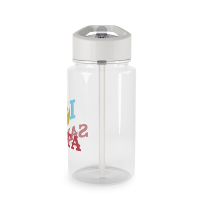 Tritan Water Bottle - I Love Santa Design