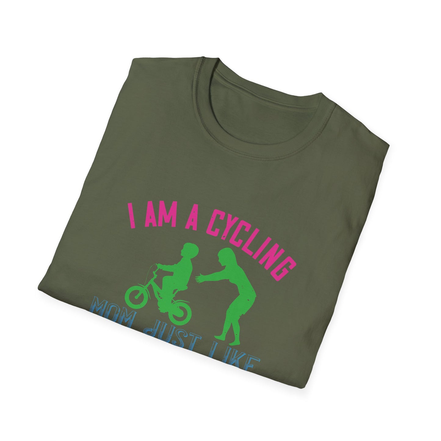 Mother's Day Unisex T-Shirt - I Am A Cycling Mom Design