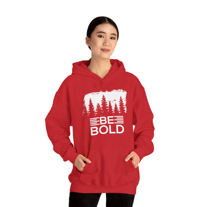 Motivational Unisex Hooded Sweatshirt - Be Bold Design