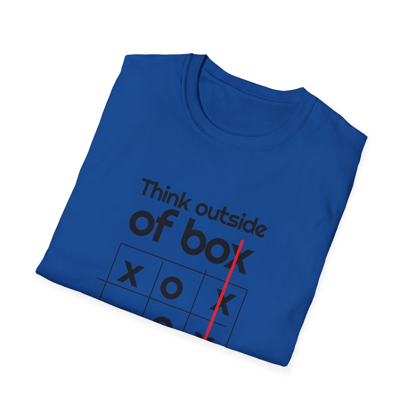 Motivational Unisex T-Shirt - Think Outside The Box Design