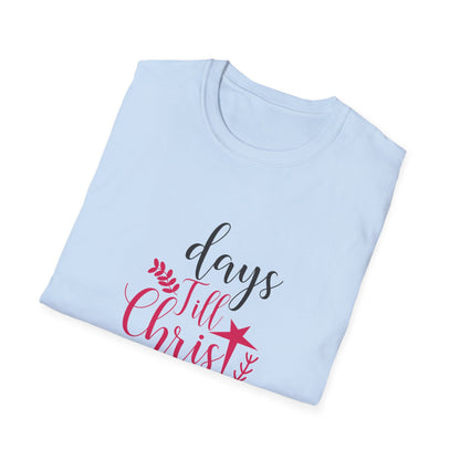 Christmas Unisex T-Shirt - Days Till Christmas Design