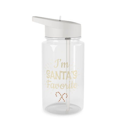 Tritan Water Bottle - I'm Santa's Favorite Design