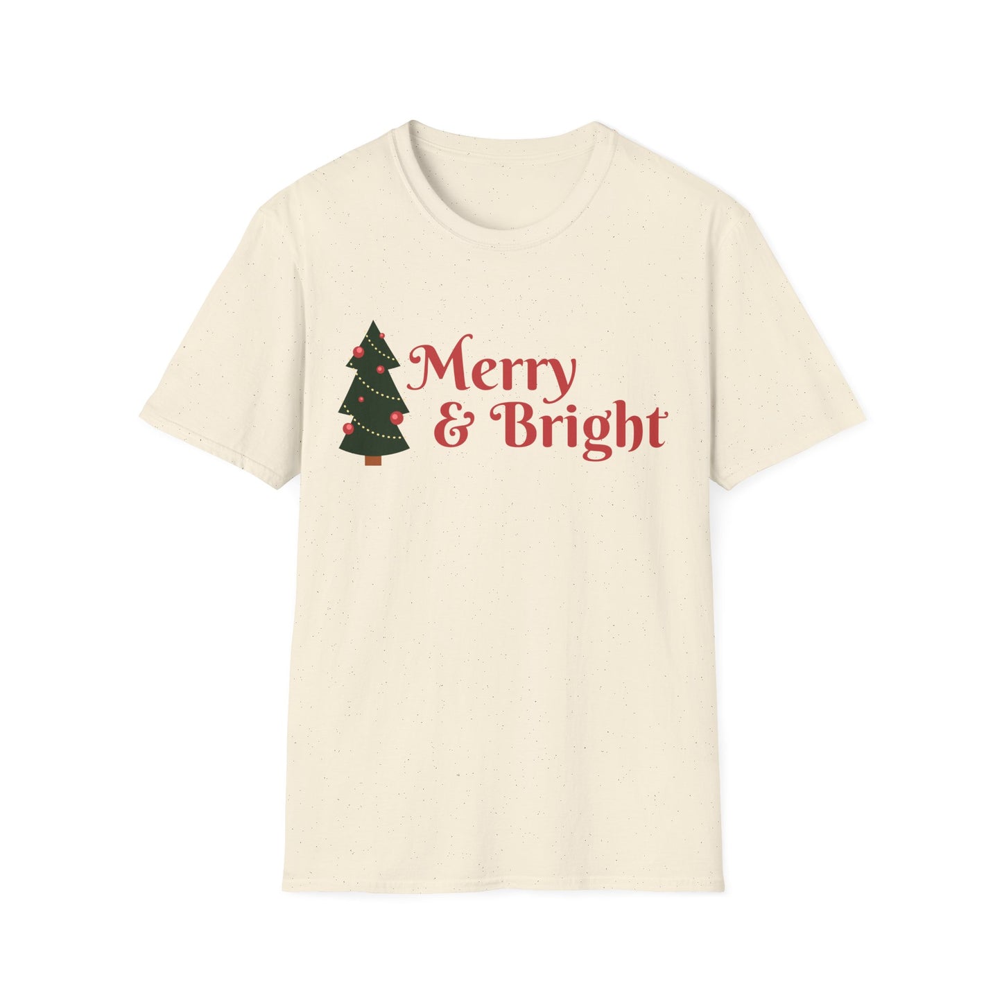 Christmas Unisex T-Shirt - Merry and Bright Design