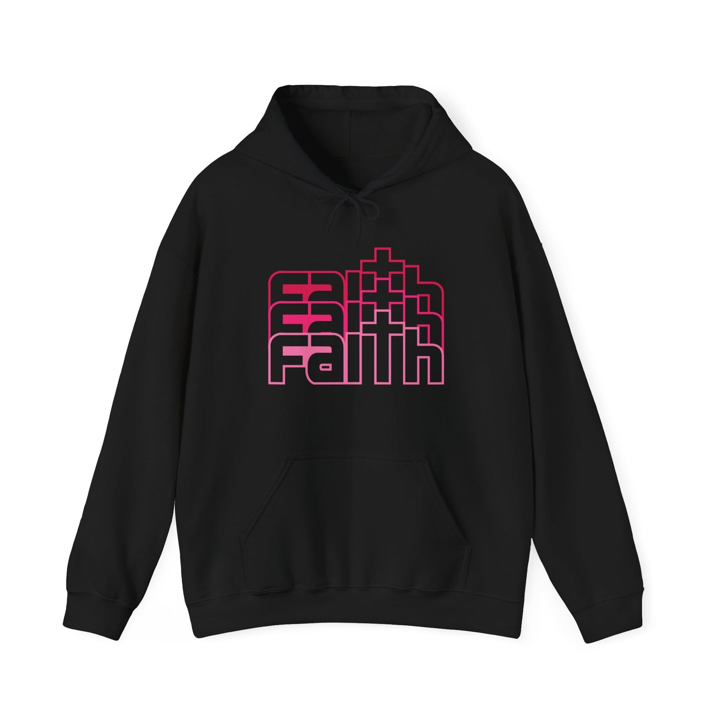 Christian Unisex Hooded Sweatshirt - Faith Echoes Design