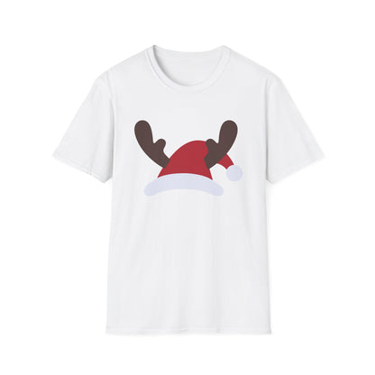 Christmas Unisex T-Shirt - Santa's Hat Design