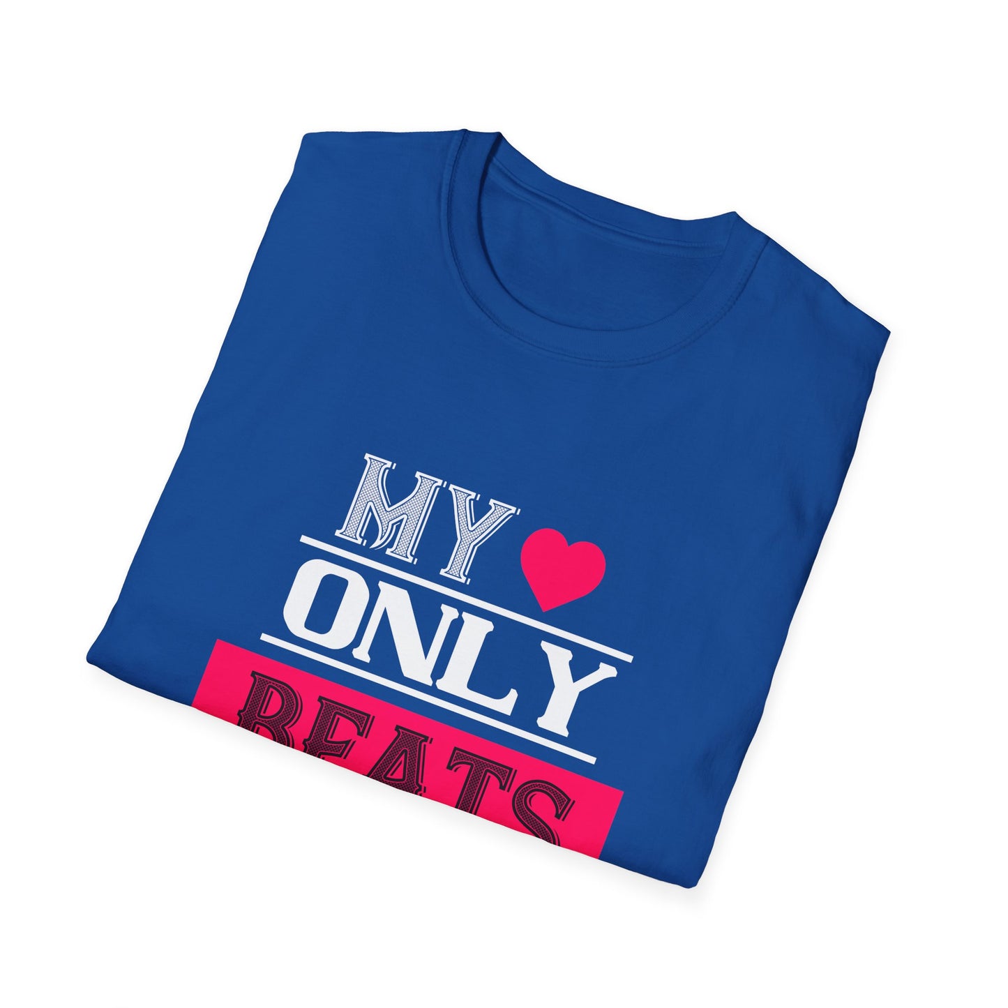 Valentine's Day Unisex T-Shirt - My Heart Only Beats For Her Design