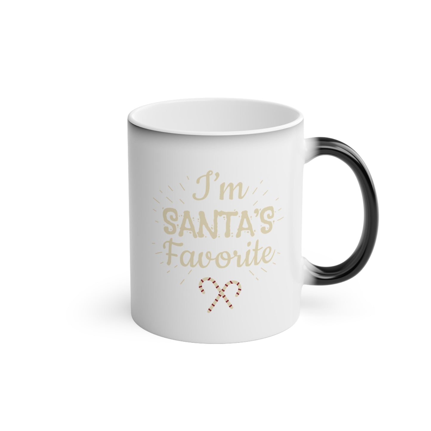 Christmas Color Changing Mug - I'm Santa's Favorite Design