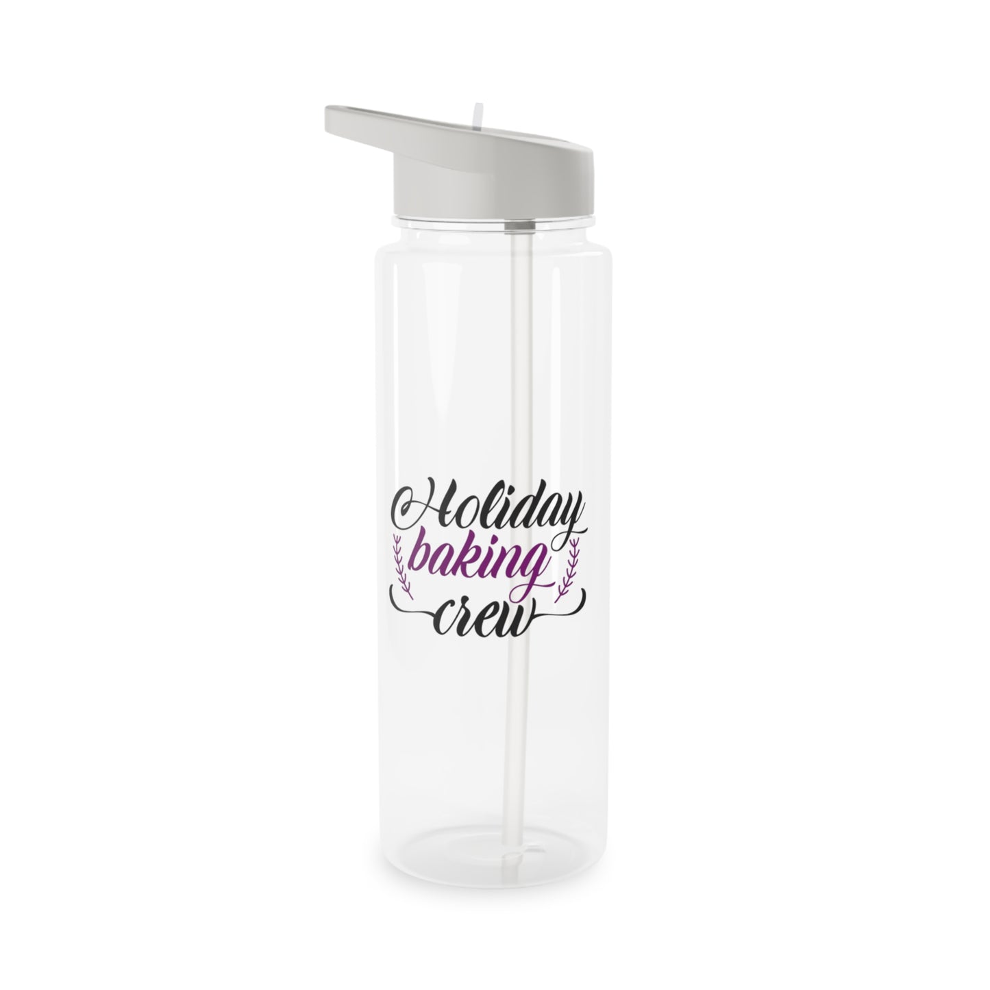 Tritan Water Bottle - Holiday Baking Crew Design