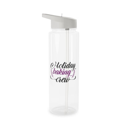 Tritan Water Bottle - Holiday Baking Crew Design