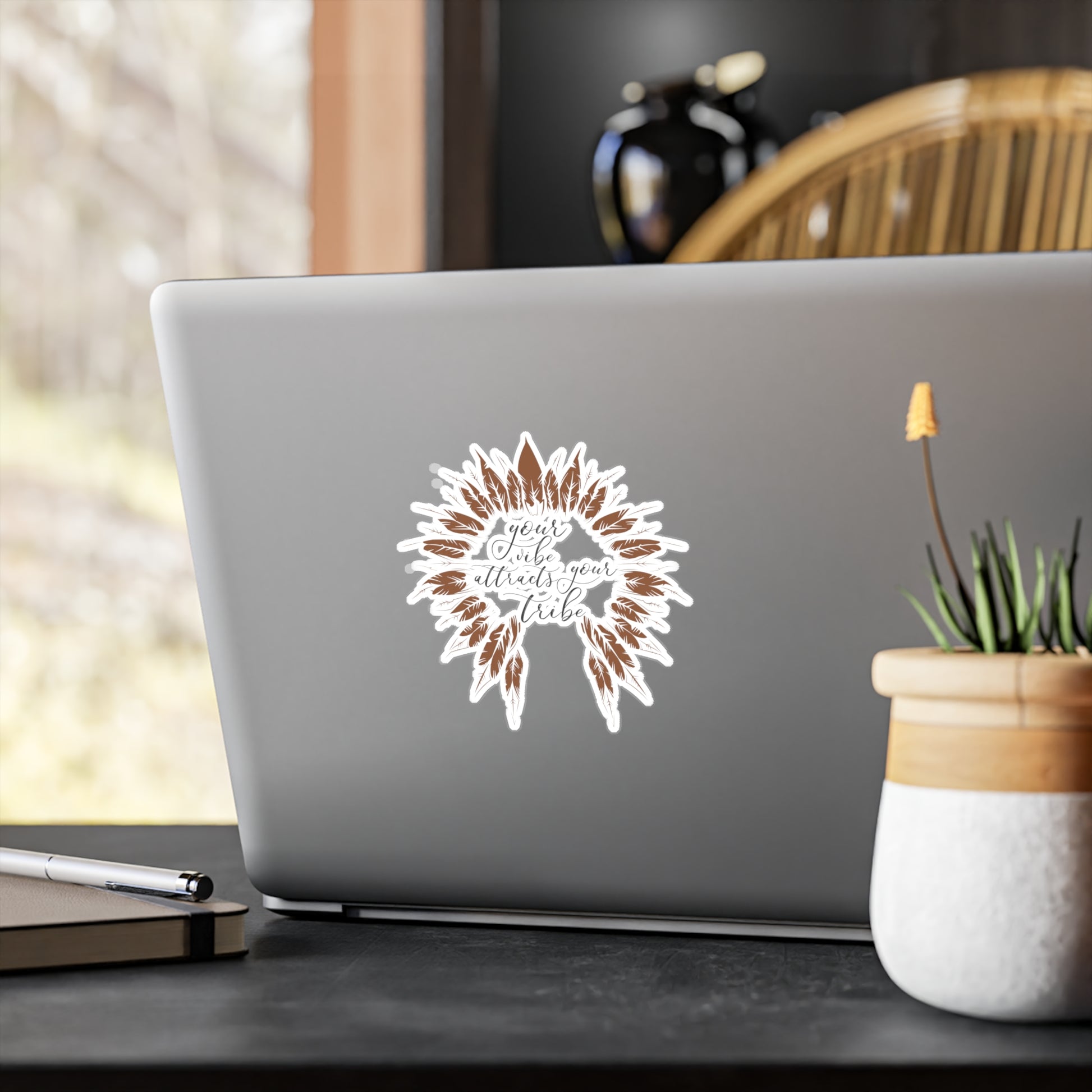 Your Vibe Attracts Your Tribe Sticker - Motivational Treats