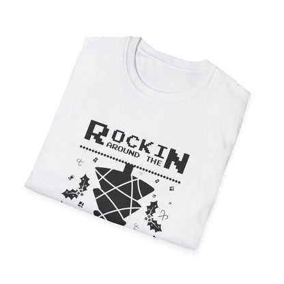 Christmas Unisex T-Shirt - Rockin Around The Upside Down Design