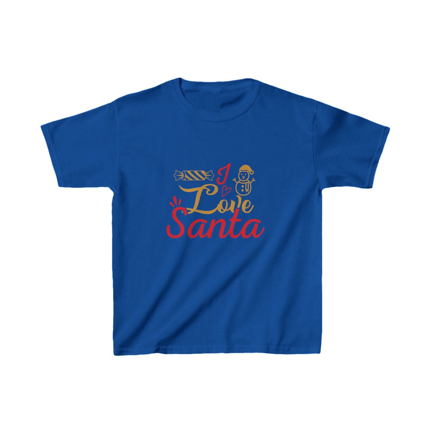 Christmas Unisex Kids T-Shirt - Love Santa Design