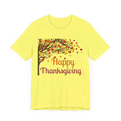 Autumn Leaves Thanksgiving T-Shirt - Unisex