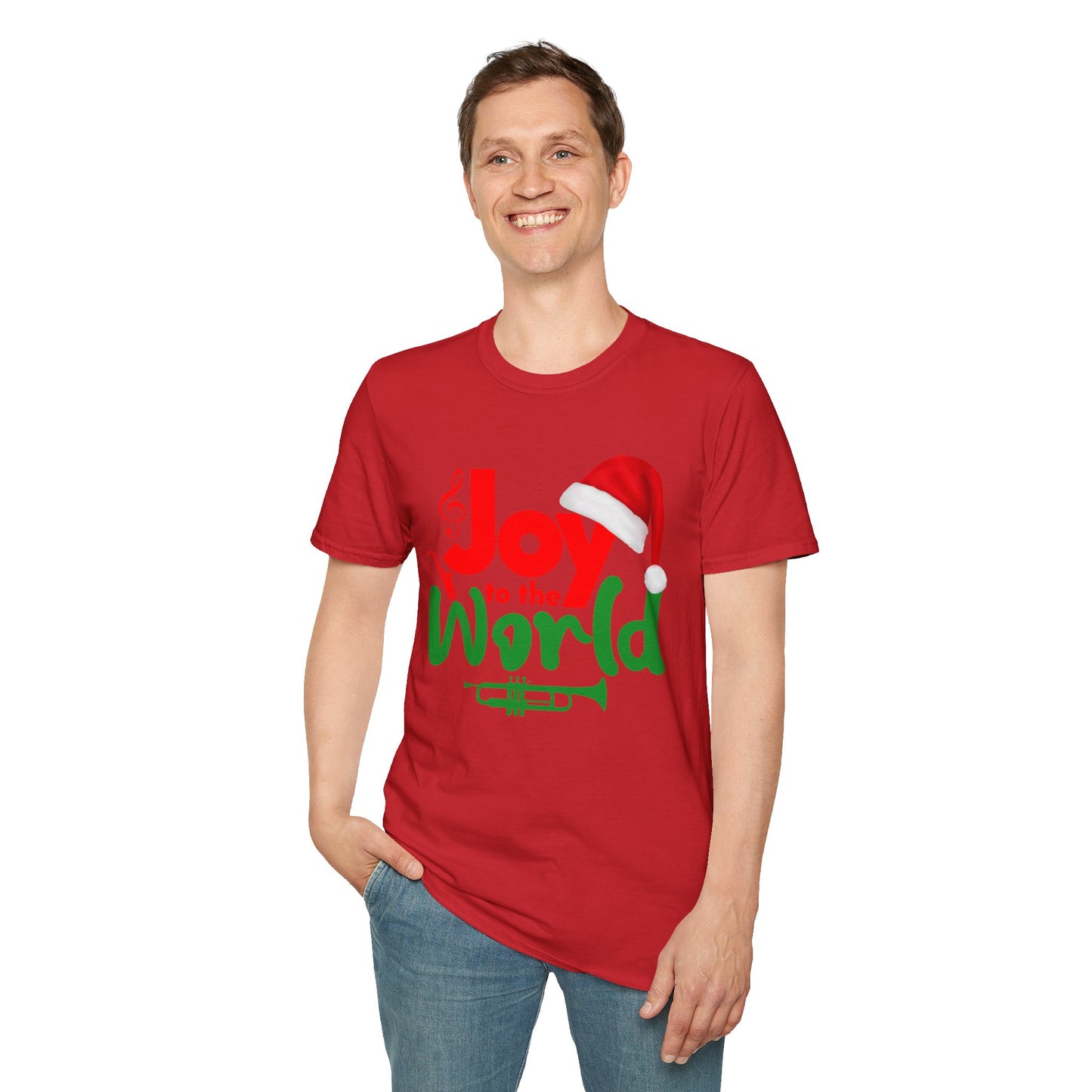 Christmas Unisex T-Shirt - Joy To The World Design