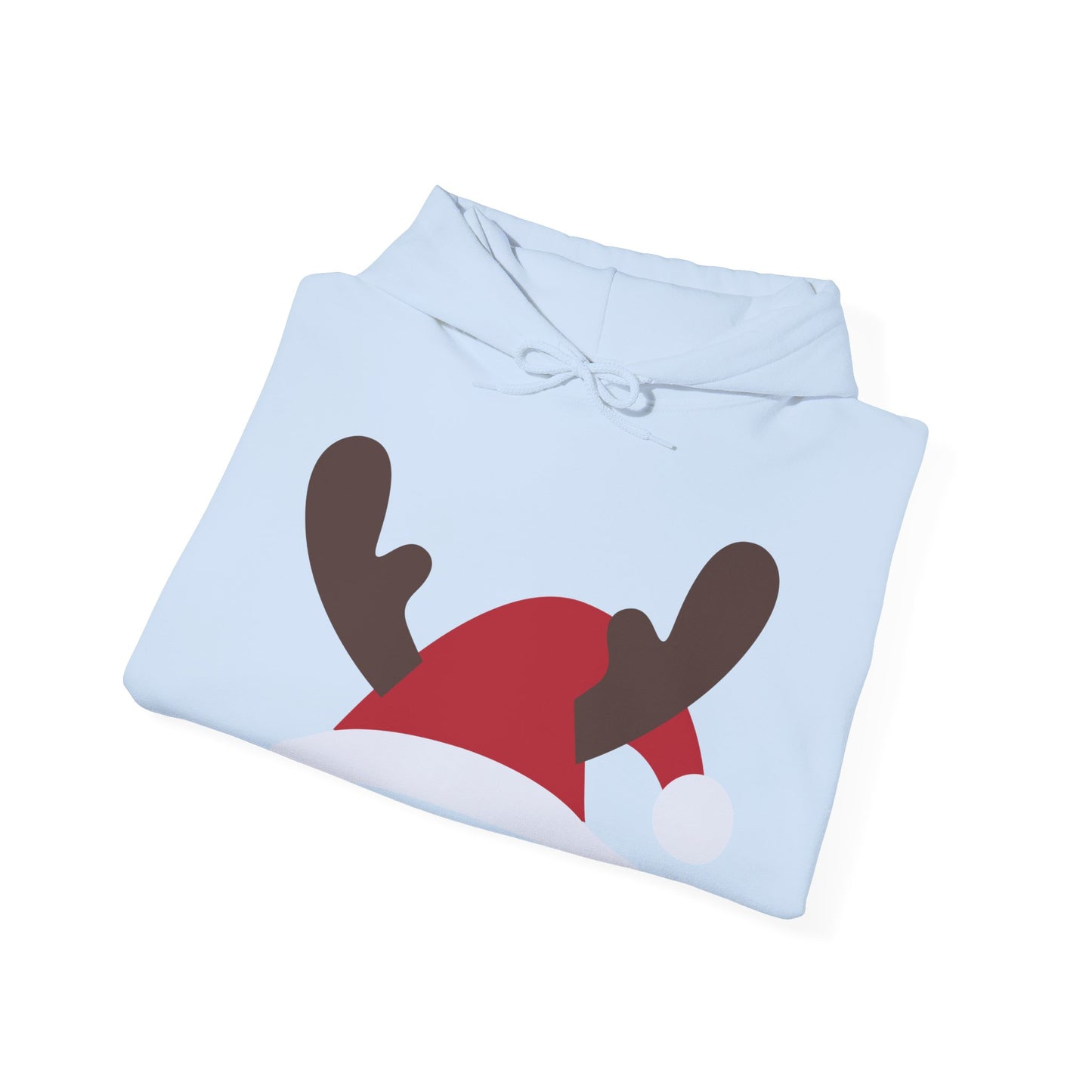 Christmas Unisex Hooded Sweatshirt - Santa's Hat Design