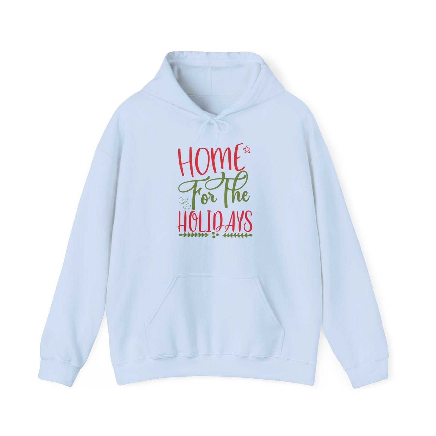 Christmas Unisex Hooded Sweatshirt - Home For The Holidays Design