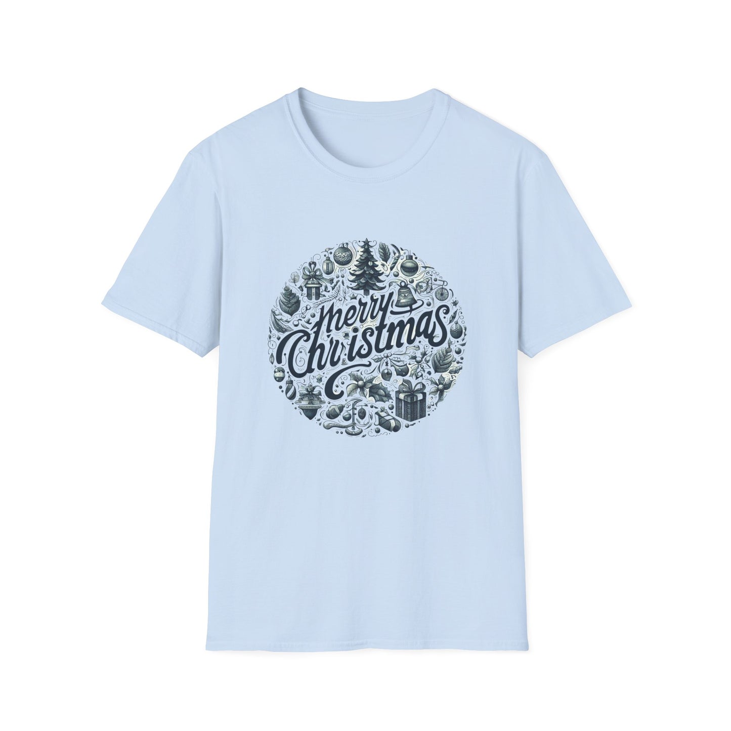 Christmas Unisex T-Shirt - Xmas Tree Ornaments Design