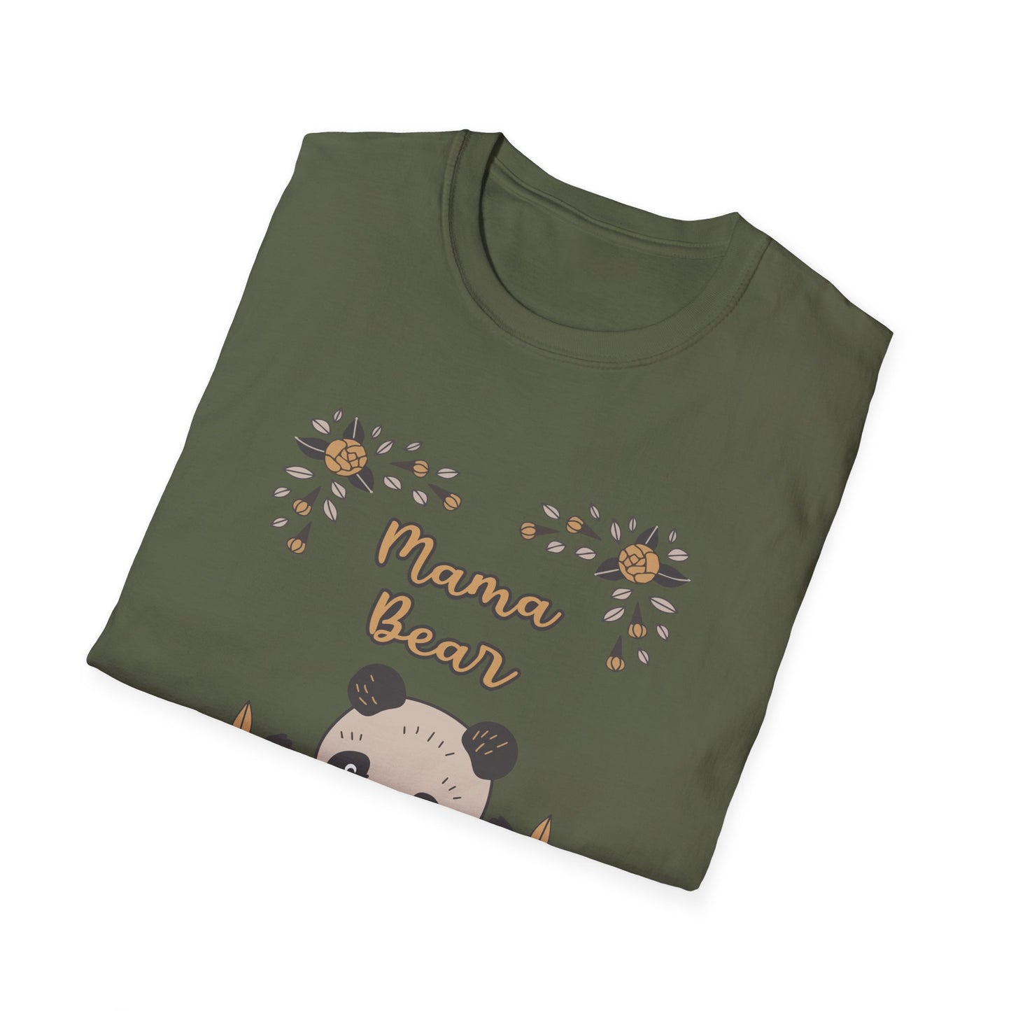 Mother's Day Unisex T-Shirt - Mama Bear Panda Design