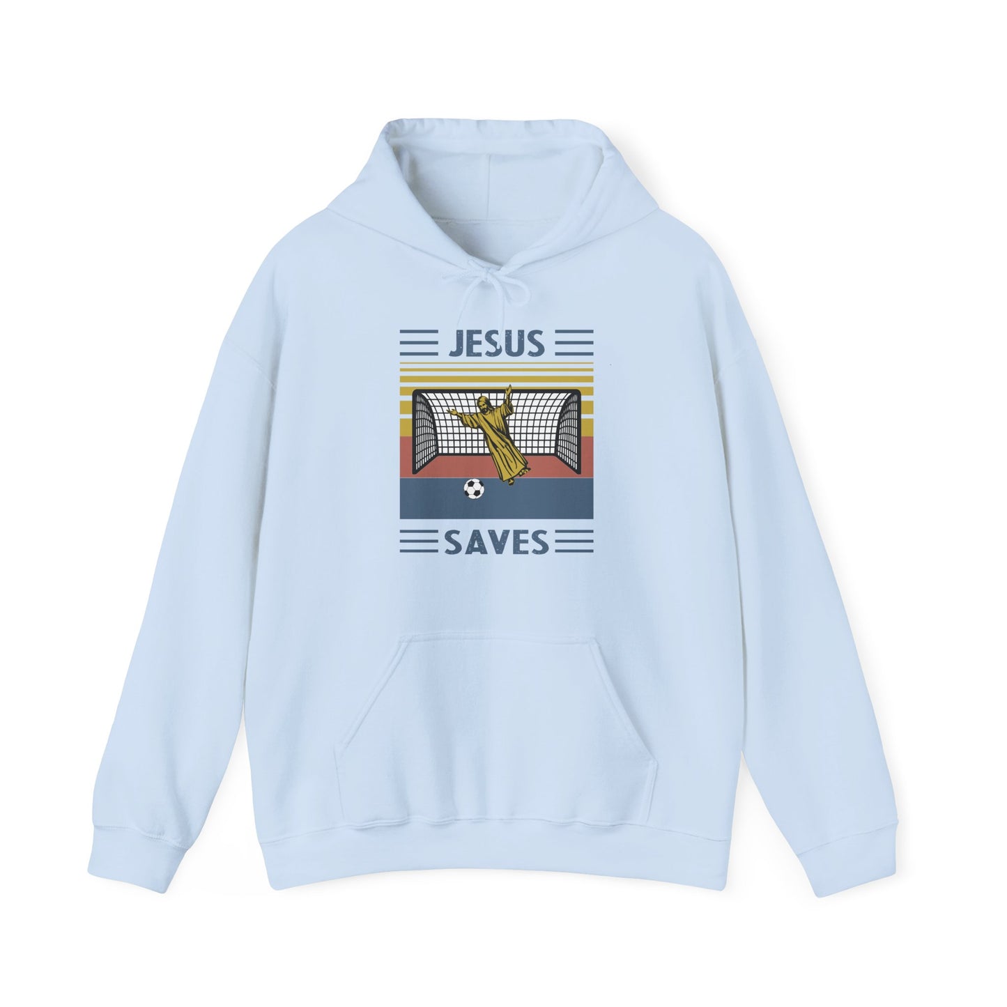 Christian Unisex Hooded Sweatshirt - Jesus Saves Design