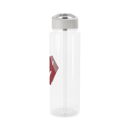 Tritan Water Bottle - Santa Stop Here Design