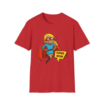 Mother's Day Unisex T-Shirt - Super Mom Flying Design