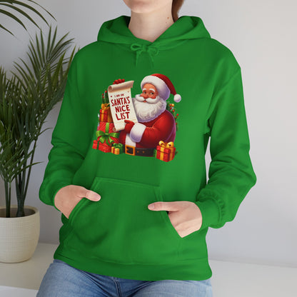 Santa's Nice List and Gifts Christmas Hoodie - Unisex