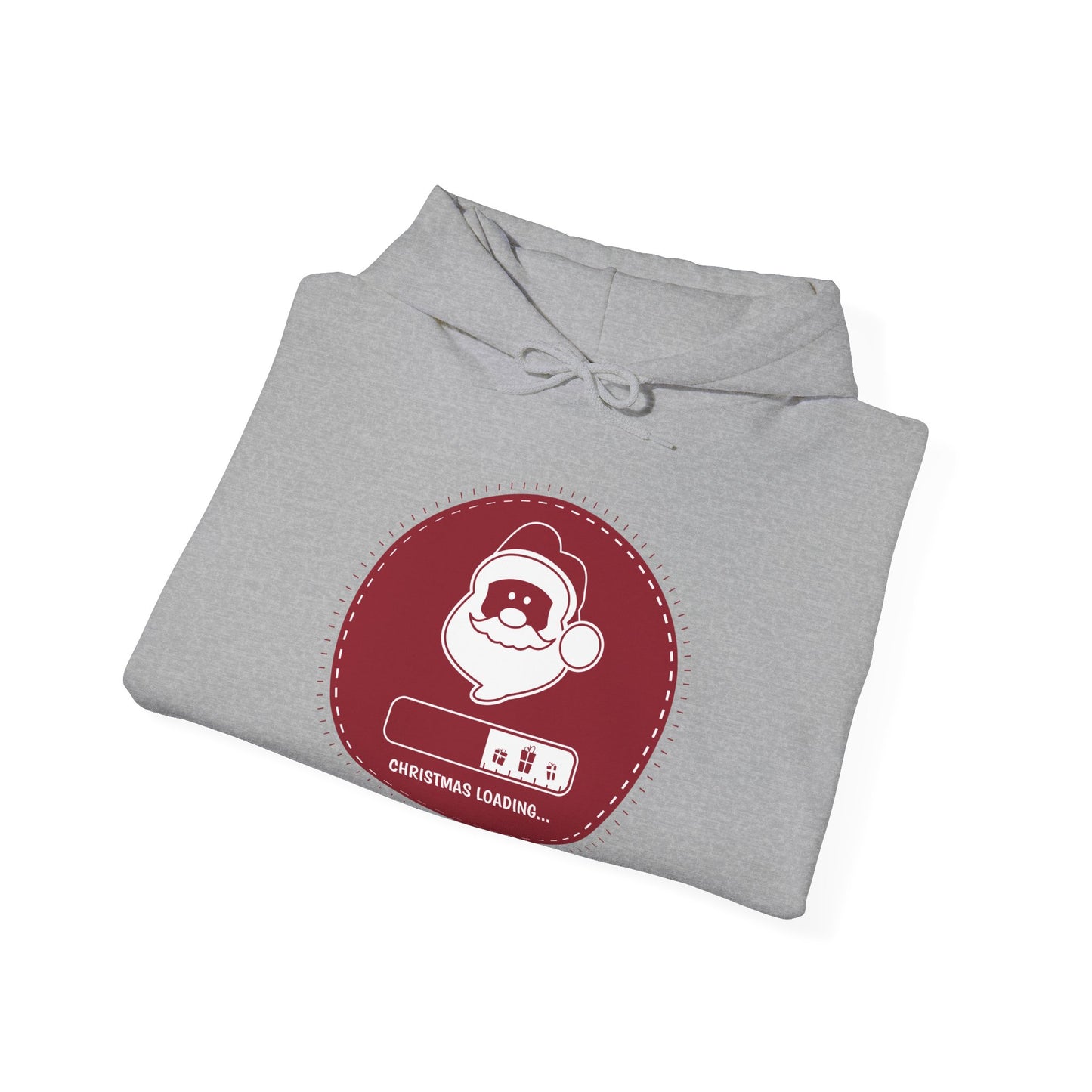 Christmas Unisex Hooded Sweatshirt - Christmas Loading Design