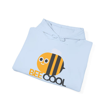 Motivational Unisex Hooded Sweatshirt - Bee Cool Design