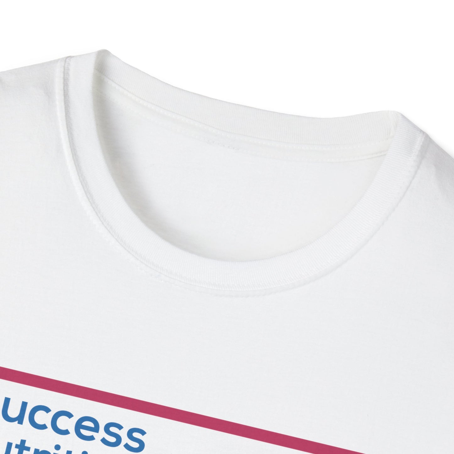 Motivational Unisex T-Shirt - Success Nutrition Facts Design