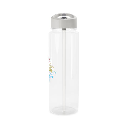 Tritan Water Bottle - Did Somebody Say Christmas? Design