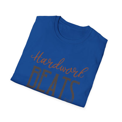 Motivational Unisex T-Shirt - Hardwork Beats Talent Design