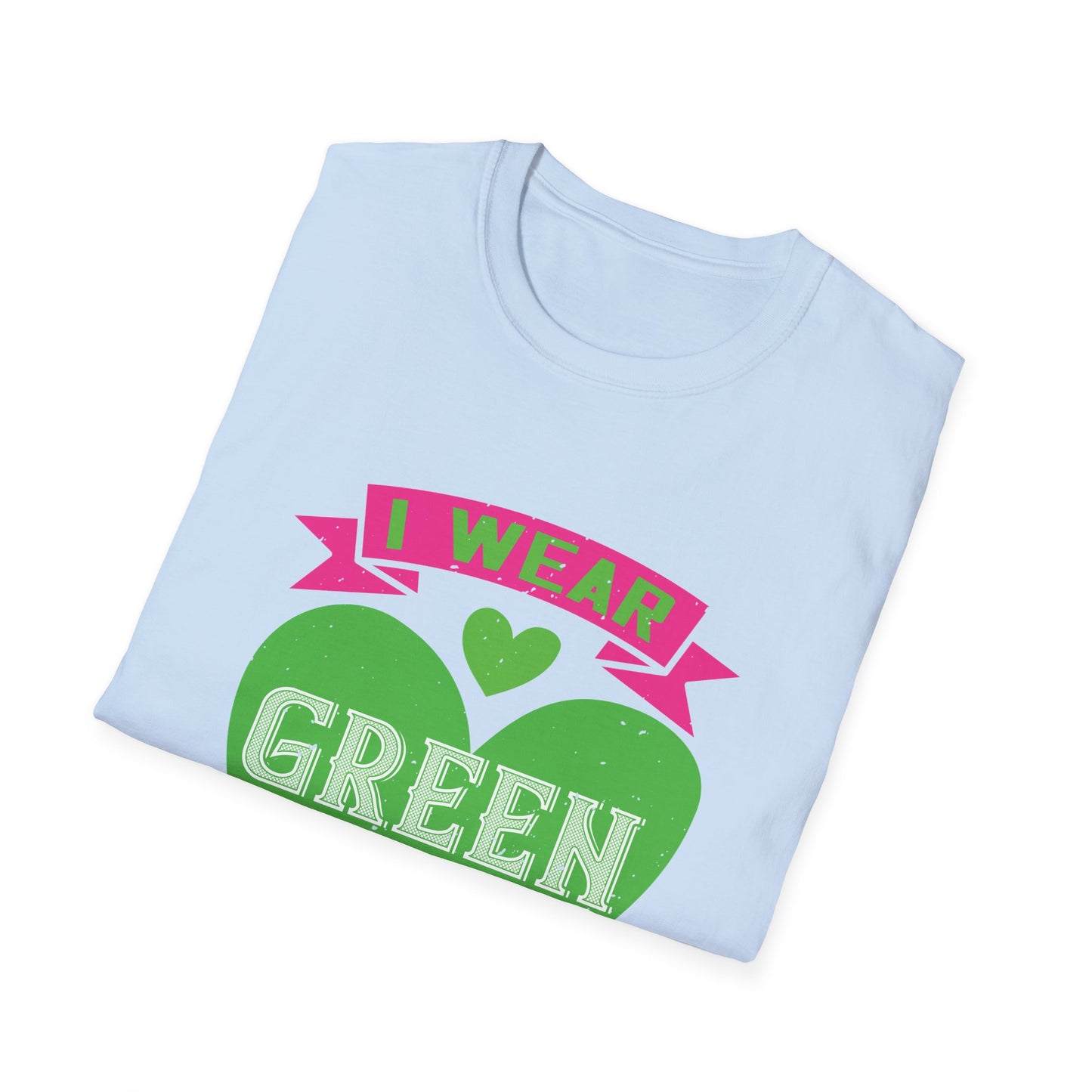 Mother's Day Unisex T-Shirt - I Wear Green For My Mom Design