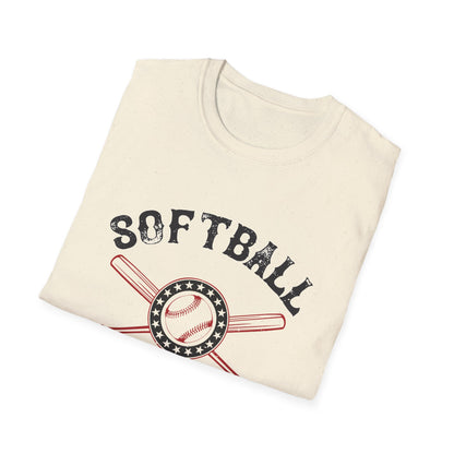 Mother's Day Unisex T-Shirt - Softball Mom Design