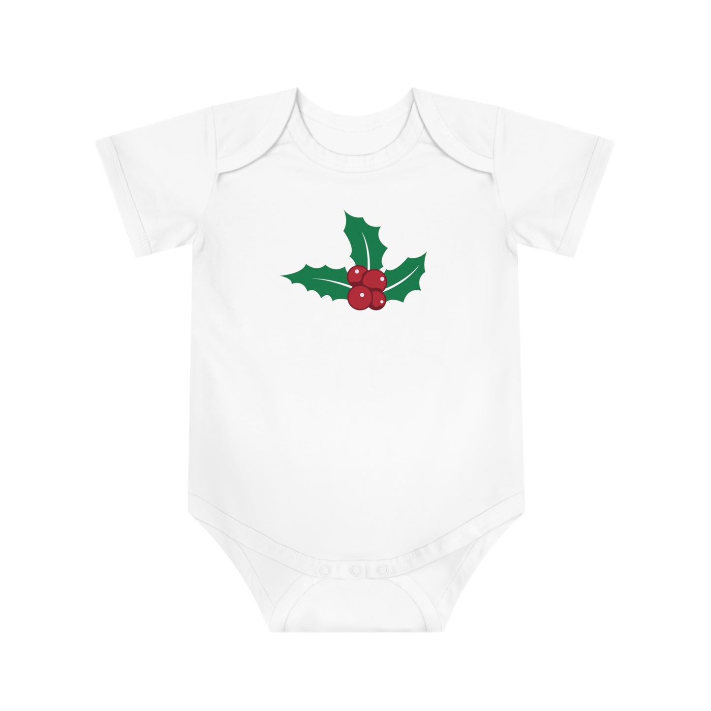 Christmas Baby Bodysuit - Mistletoe Design