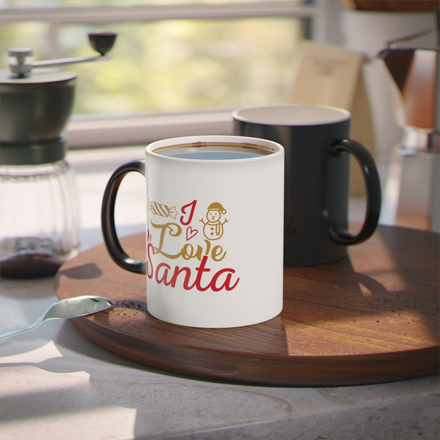 Christmas Color Changing Mug - Love Santa Design