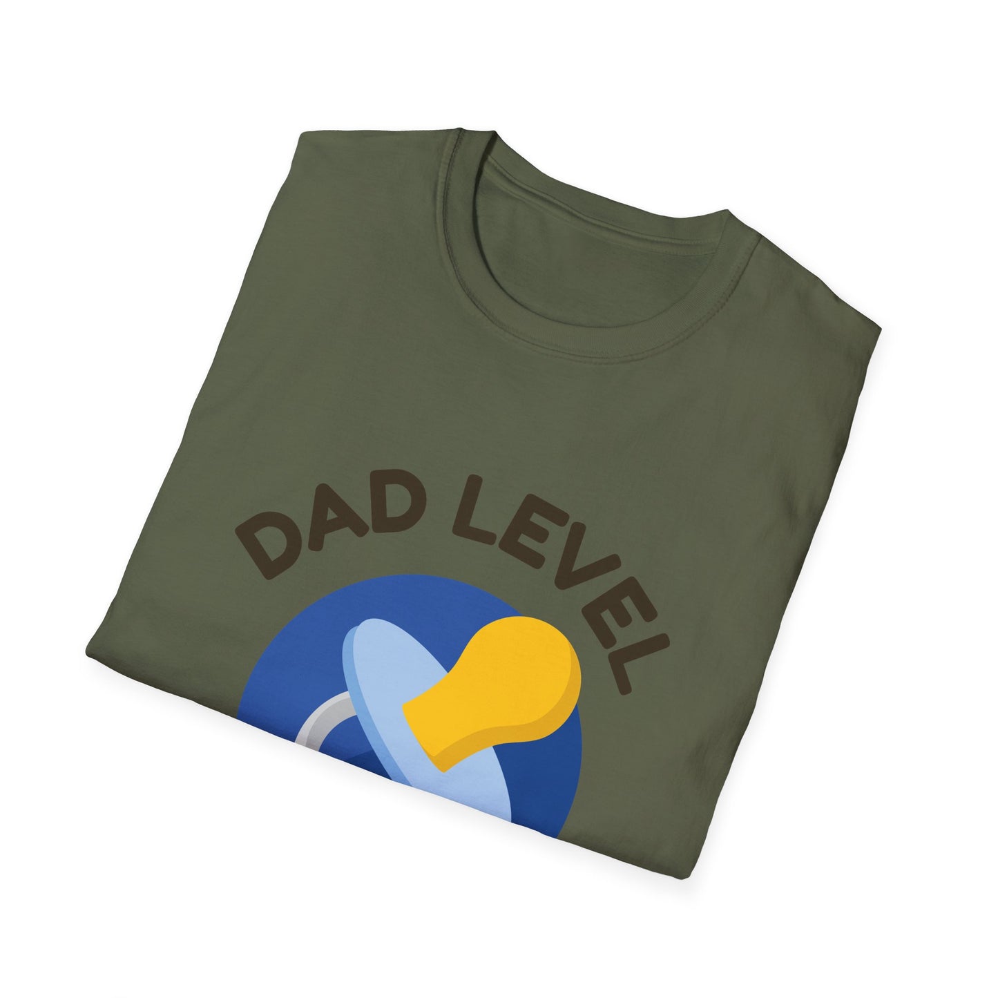 Father's Day Unisex T-Shirt - Dad Level Unlocked Design