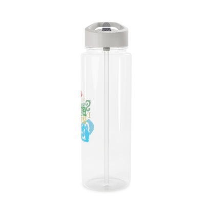 Tritan Water Bottle - Dear Santa I've Been Good Design