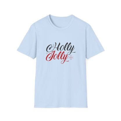 Christmas Unisex T-Shirt - Holly Jolly Design