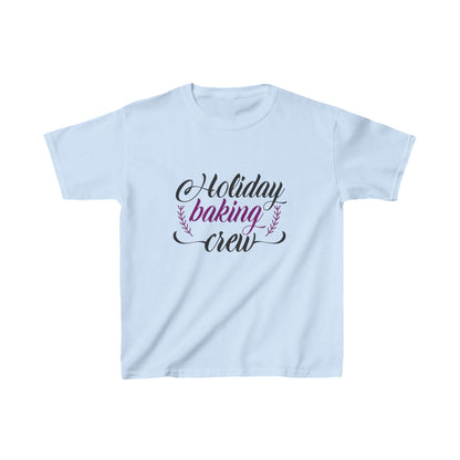 Christmas Unisex Kids T-Shirt - Holiday Baking Crew Design