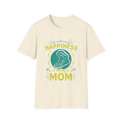 Mother's Day Unisex T-Shirt - Happiness Is Being A Mom Design