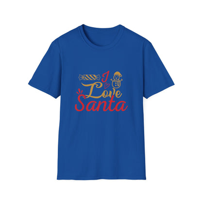 Christmas Unisex T-Shirt - Love Santa Design