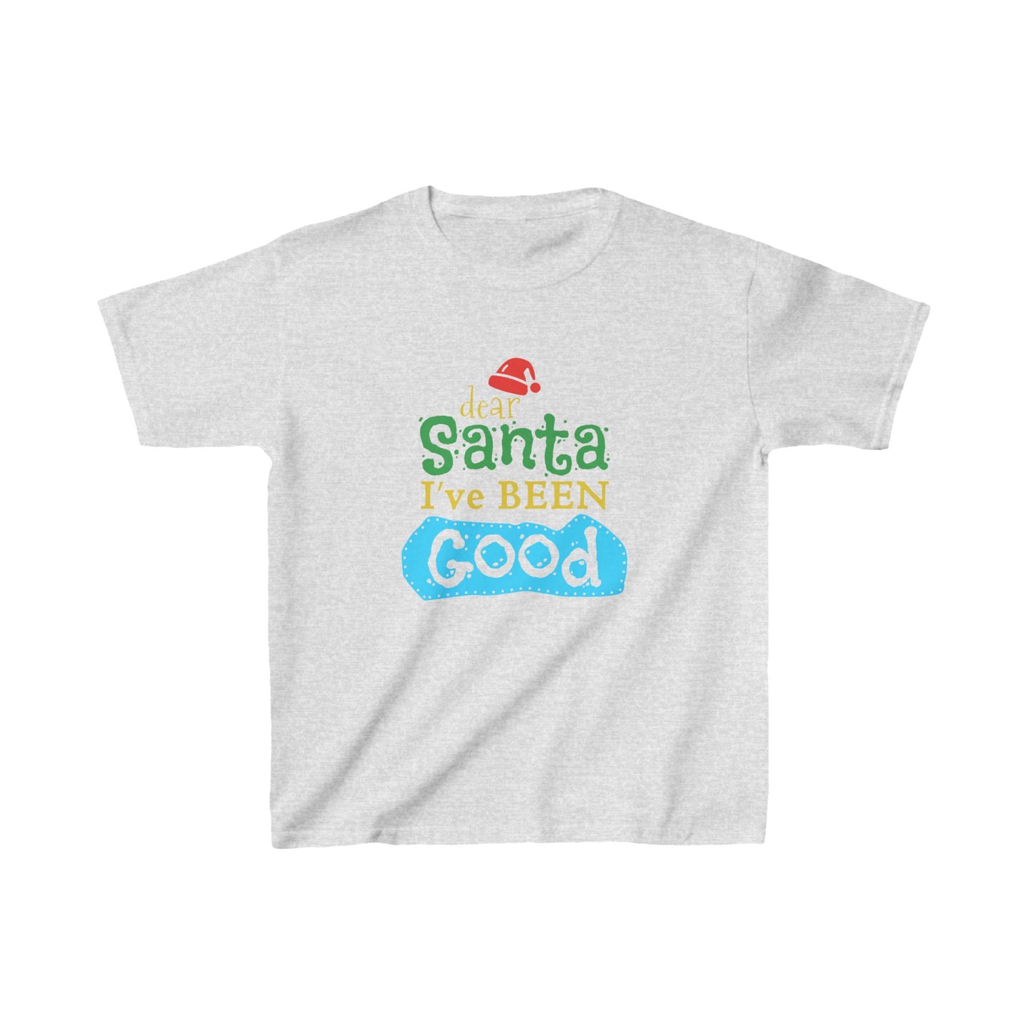 Christmas Unisex Kids T-Shirt - Dear Santa I've Been Good Design