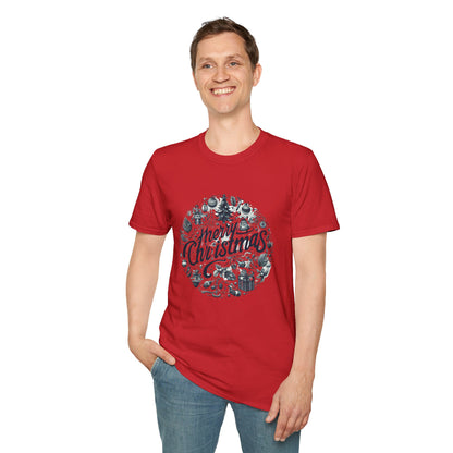 Christmas Unisex T-Shirt - Xmas Tree Ornaments Design