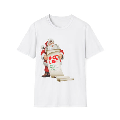 Christmas Unisex T-Shirt - Nice List Design