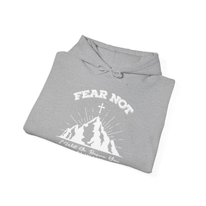 Christian Unisex Hooded Sweatshirt - Fear Not I Will Go Before You Design