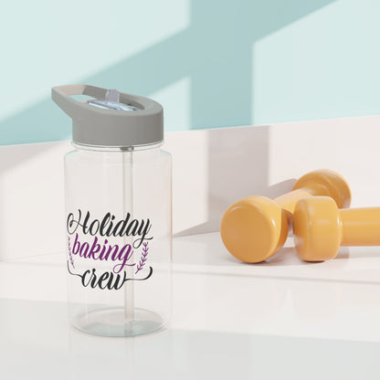 Tritan Water Bottle - Holiday Baking Crew Design