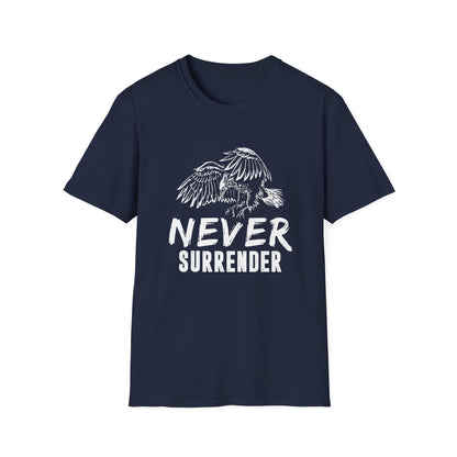 Motivational Unisex T-Shirt - Never Surrender Design