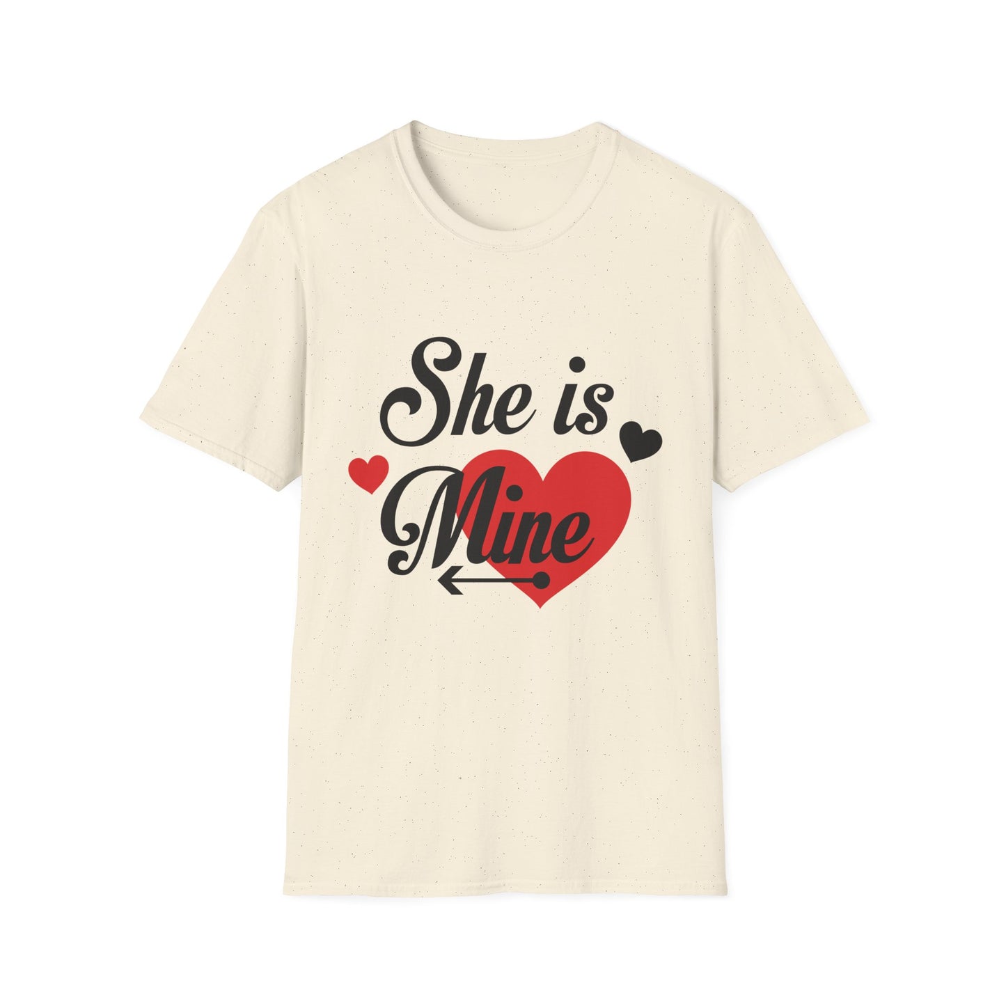 Valentine's Day Unisex T-Shirt - She Is Mine Design