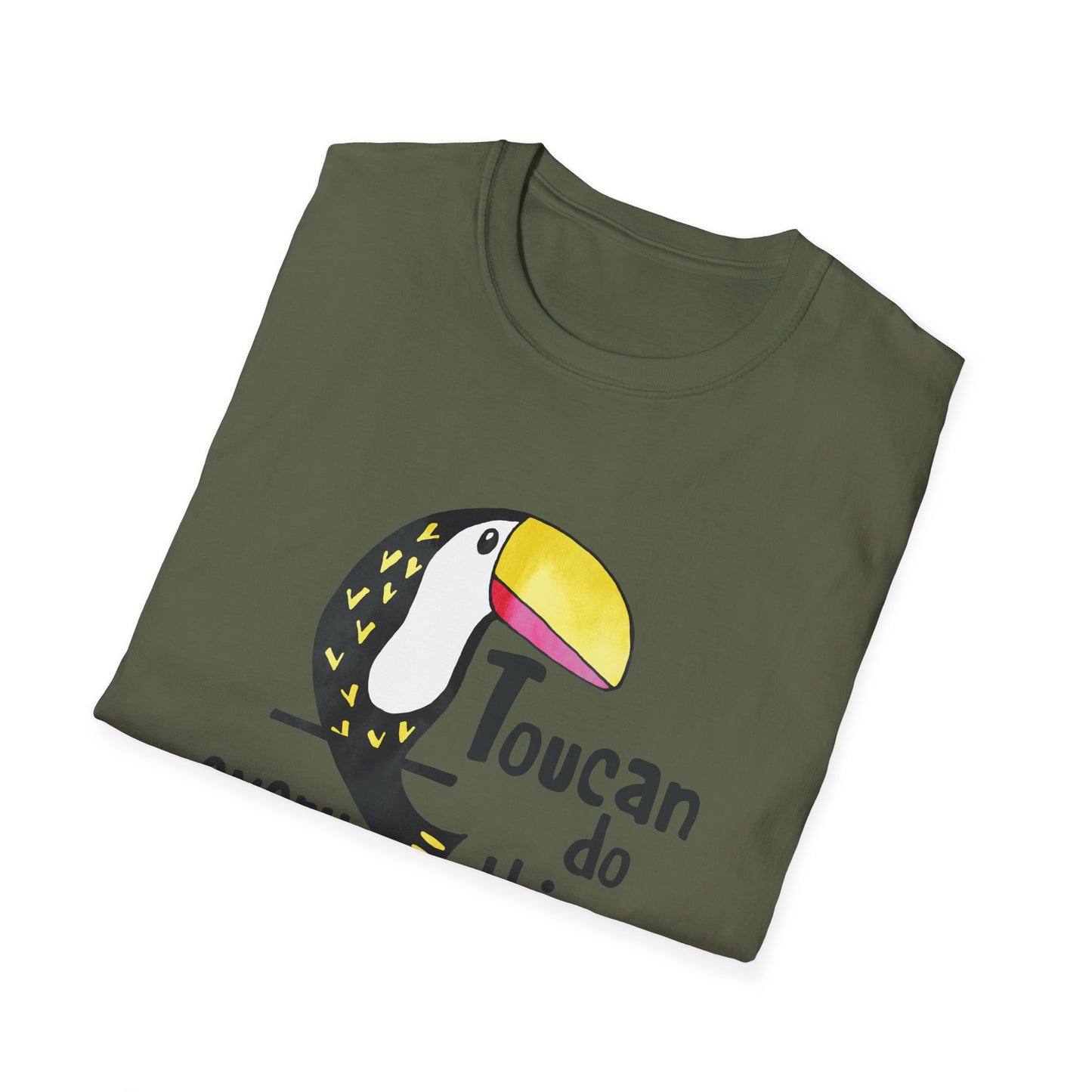 Motivational Unisex T-Shirt - Toucan Do Everything and Anything Design